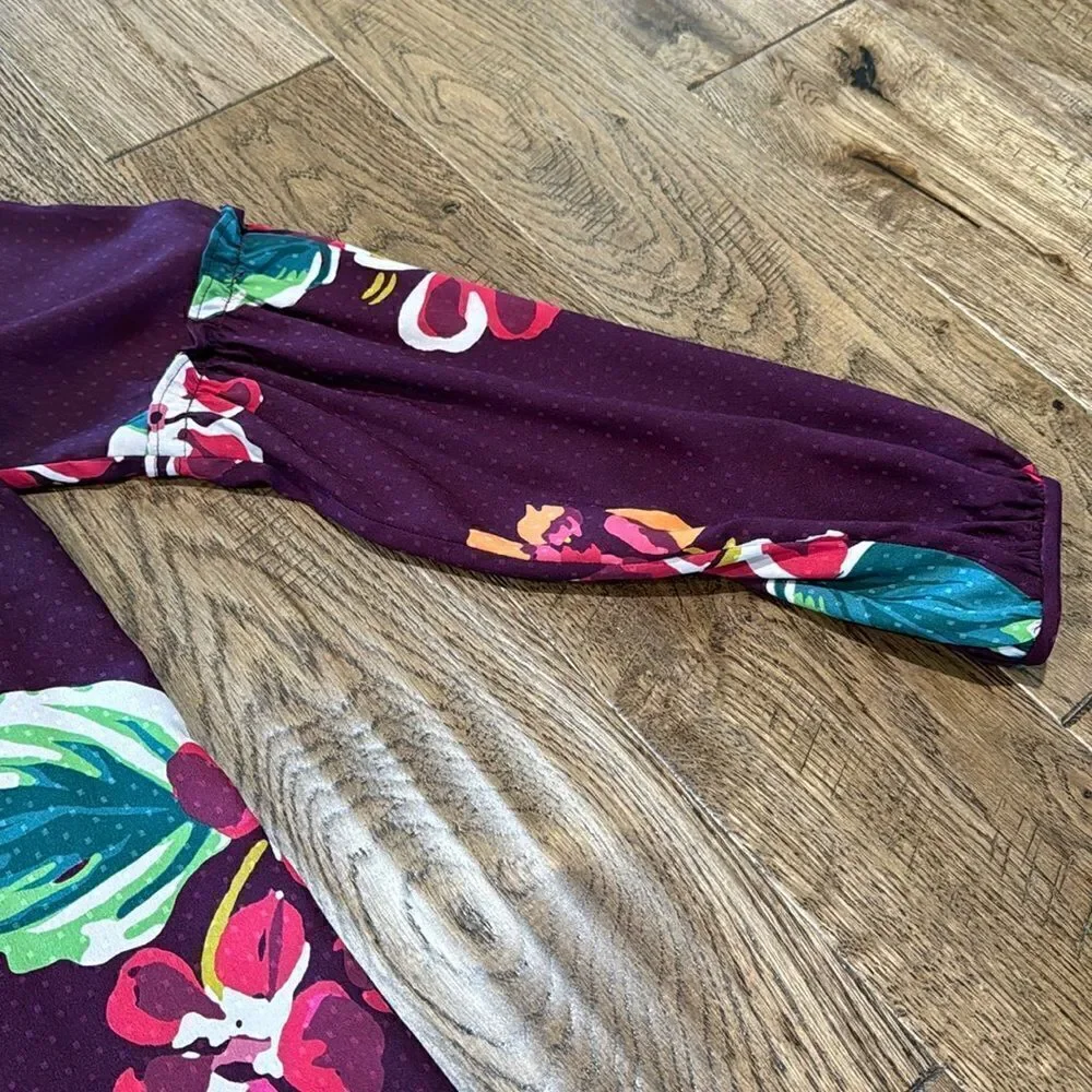 LOFT Floral Shift Dress. Sz XS - Picture 2 of 4